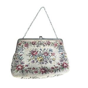 AP Model Vintage Made in Western Germany Tapestry Evening Bag As Found